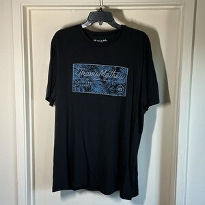 Travis Mathew Black and Blue Graphic Tee